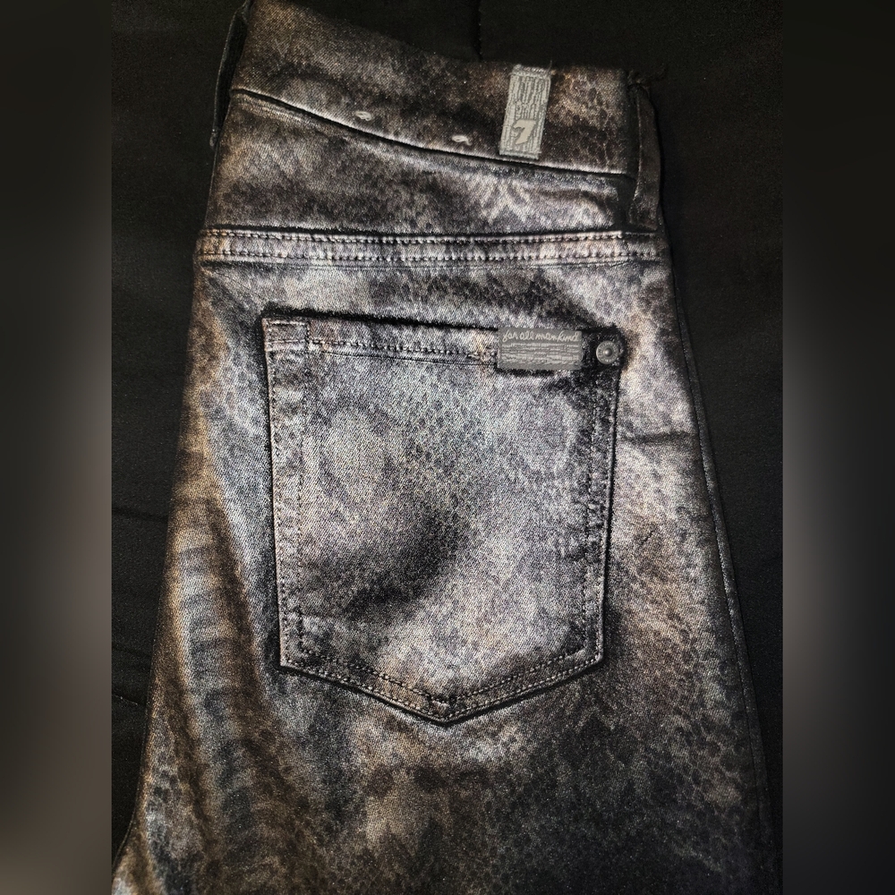 7 For All Mankind Black Jeans